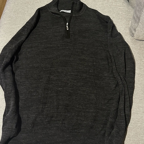 Tommy Bahama Other - Tommy Bahama Charcoal Zip-Up Sweater